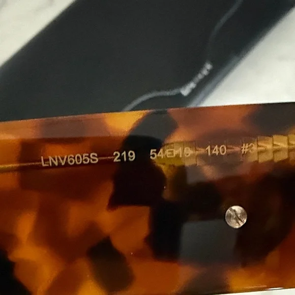 Lanvin Brown Tortoise Women's Sunglasses - Picture 4 of 11